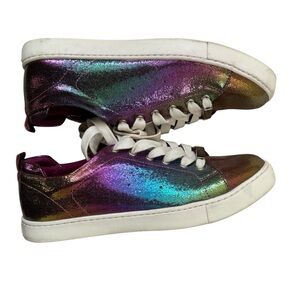 Aldo Rainbow Sparkly Merane Sneakers Size 7.5